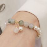 Buddha Stones Natural Pearl Jade Healing Sincerity Bracelet Bracelet BS 5