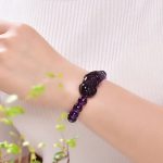 Buddha Stones Feng Shui Amethyst Fortune Wealth Bracelet Bracelet BS 5