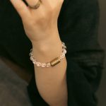 Buddha Stones White Crystal Red Hematoid Quartz Gold Rutilated Quartz Purple Phantom Protection Bracelet Bracelet BS 7