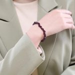 Natural Irregular Shape Crystal Stone Warmth Soothing Bracelet Bracelet BS 25
