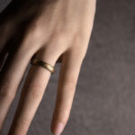 Buddha Stones Tibetan Vintage Texture Design Copper Luck Couple Ring Ring BS 11