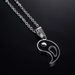 2pcs Yin Yang Pendant Couple Necklace Necklace BS 9
