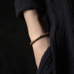 Buddha Stones Simple Design Copper Brass Bead Luck Wealth Bracelet Bracelet BS 5