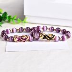 Buddhastoneshop Pixiu Cat Eye Wealth Bracelet