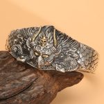 Buddha Stones Tibetan Garuda Bird Wisdom Protection Bracelet Bangle Bracelet Bangle BS 7