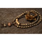 Buddha Stones Tibetan Sandalwood Protection Charm Mala Bracelet Mala Bracelet BS 5