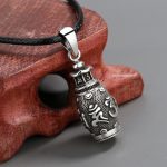 Buddha Stones Om Mani Padme Hum Copper Creativity Necklace Pendant Necklaces & Pendants BS 1