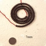 Buddha Stones Natural Tibet 108 Mala Beads Purple Bodhi Seed Wealth Bracelet Mala Bracelet BS 7
