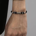 Buddha Stones 925 Sterling Silver Om Mani Padme Hum Wisdom Braided Rope Bracelet Bracelet BS 12