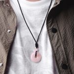 Buddha Stones Lucky Coin Pendant Healing Crystal Gemstone Necklace Necklaces & Pendants BS 11