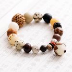 Buddha Stones Bodhi Seed Lotus Wisdom Peace Wrist Mala Bracelet Bracelet BS 12
