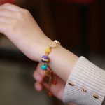 Buddha Stones 925 Sterling Silver Natural Hetian Jade Amber Red Agate Crystals Luck Bracelet Bracelet BS 5