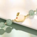 Buddha Stones Year of the Rabbit Natural Green Aventurine Luck Bead Bracelet Bracelet BS 2