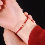 Buddha Stones 999 Gold Luck Koi Fish Handcrafted Braided String Bracelet Bracelet BS 9