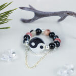 Buddha Stones Yin Yang Symbol Balance Luck Ring Ring BS Bagua