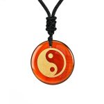 Buddha Stones Various Crystal Amethyst Tiger Eye Green Aventurine Yin Yang Spiritual Necklace Pendant Necklaces & Pendants BS 61