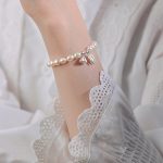 Buddha Stones 999 Sterling Silver Lotus Flower Pod Natural Pearl Healing Bracelet Bracelet BS 4
