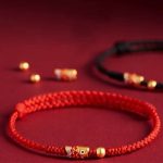 Buddha Stones 925 Sterling Silver Handmade Koi Fish Wealth Success Braided Rope Bracelet Bracelet BS 4