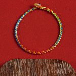 Buddha Stones "May you be blessed with peace and safety in all four seasons" Lucky Multicolored Bracelet Bracelet BS 10