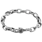 Buddha Stones 925 Sterling Silver Six True Words Wisdom Calm Bracelet Bracelet BS 11