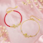 Buddha Stones 925 Sterling Silver Year Of The Dragon Auspicious Golden Dragon Luck Red Rope Chain Bracelet (Extra 30% Off | USE CODE: FS30) Bracelet BS 7