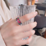 Buddha Stones 925 Sterling Silver Koi Fish Lotus Flower Prosperity Ring 6