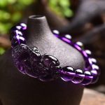 Buddha Stones Feng Shui Amethyst Fortune Wealth Bracelet Bracelet BS 4