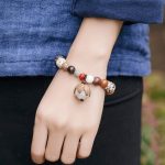 Buddha Stones Bodhi Seed Lotus Wisdom Peace Wrist Mala Bracelet Bracelet BS 3