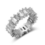Simple Pattern Copper Wealth Ring Rings BS Silver US10