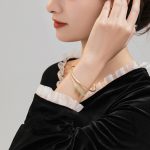 Buddha Stones Copper Plated Gold Hetian Jade Bead Luck Double Layer Bracelet Bangle Bracelet Bangle BS 12