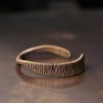 Buddha Stones Simple Design Wrapped Copper Luck Wealth Adjustable Cuff Bracelet Bracelet Bangle BS 2