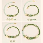 Buddha Stones Handmade Peach Blossom Knot Eight Thread Peace Knot Luck Protection Bracelet Bracelet BS 5