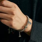 Buddha Stones 925 Sterling Silver Handmade Protection Multiple Strands Bracelet Bracelet BS 11