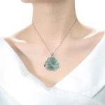 Buddha Stones 925 Sterling Silver Laughing Buddha Natural Jade Luck Necklace Chain Pendant Necklaces & Pendants BS 2