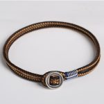 Buddha Stones  925 Sterling Silver Handmade Button Protection Weave String Bracelet Bracelet BS 9