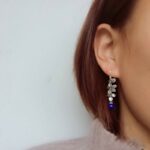 Buddha Stones 925 Sterling Silver Turquoise Lazurite Flower Leaf Serenity Protection Hook Drop Dangle Earrings Earrings BS 11