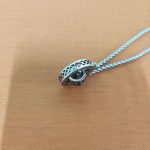 Buddha Stones Tibetan Om Mani Padme Hum Carved Peace Purity Chain Necklace Pendant Necklaces & Pendants BS 8
