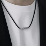 Buddha Stones 999 Sterling Silver Nine-Eye Dzi Bead Pattern Protection Rope Necklace Pendant Necklaces & Pendants BS 11