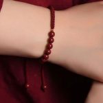 Buddha Stones Natural Cinnabar King Kong Knot Blessing String Bracelet Bracelet BS 10