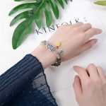 Buddha Stones 925 Sterling Silver Natural Hetian Jade Amber PiXiu Luck Bracelet Bracelet BS 2