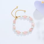 Buddha Stones Amethyst Pink Crystal Black Rutilated Quartz Spiritual Awareness Bracelet Bracelet BS Pink Crystal(Soothing♥Warmth)