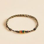 Buddha Stones Handcrafted Koi Fish Wealth Prosperity Braided Rope Bracelet Bracelet BS Black Colorful(Wrist Circumference 14-17.5cm) Simple Version