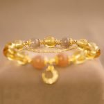 Buddha Stones Blessed Moon Citrine Abundant Energy Bracelet Bracelet BS 9