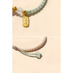 Buddha Stones Peace And Joy Agate Peace Buckle Auspicious Handmade Braided Bracelet Bracelet BS 3