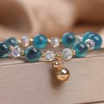 Buddha Stones Candy Agate Healing Harmony Bead Charm Bracelet Bracelet BS 5