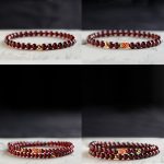 Buddha Stones 999 Gold Koi Fish Natural Garnet Protection Bracelet Bracelet BS 17