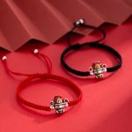 Buddha Stones God of Wealth Handmade Thread Luck Strength Braid Bracelet Bracelet BS main