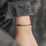 Buddha Stones Tibetan Bump Texture Copper Luck Cuff Bracelet Bangle Bracelet Bangle BS 8