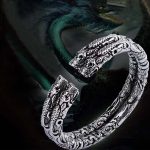 Buddha Stones Dragon Auspicious Clouds Luck Protection Bracelet Adjustable Bangle Bracelet Bangle BS 6