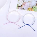 Buddha Stones Handmade Glass Beads Braided String Adjustable Bracelet Bracelet BS 2